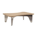 Technische titel in het Nederlands: **Modern eettafel met unieke, organische vorm en houten afwerking**