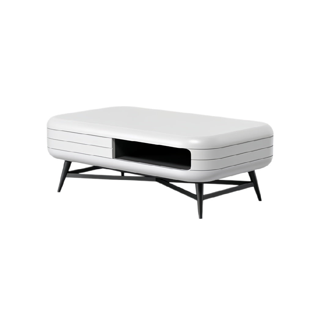**Moderne Salontafel met Minimalistisch Ontwerp en Opslagruimte**